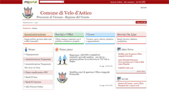 Desktop Screenshot of comune.velodastico.vi.it